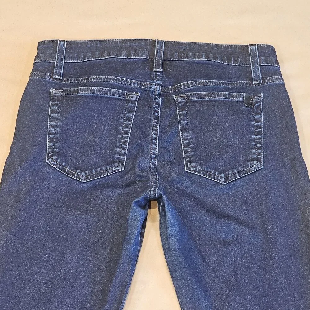 Joe's Jeans Womens Dark Wash Stretch Denim The Icon Skinny 3 Zip Pockets Size 28